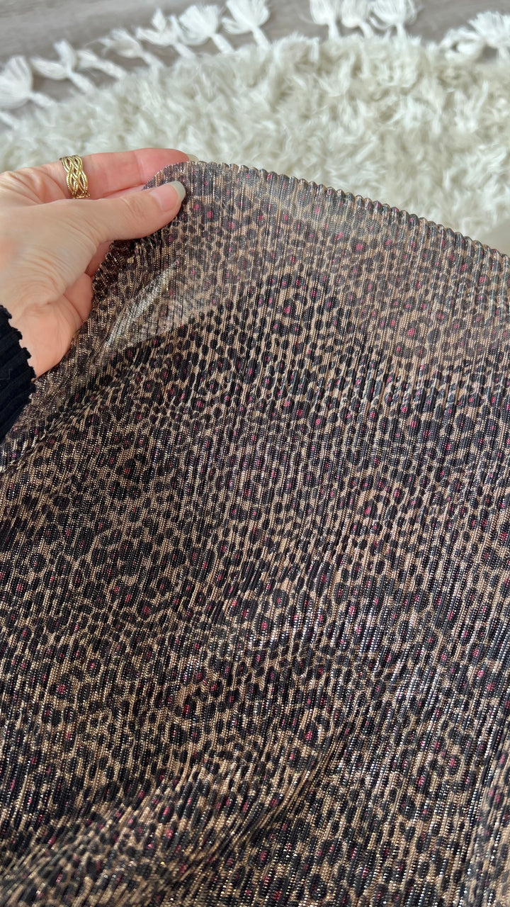 Jupe longue léopard VICKY